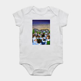 Man City Football fans, Football stadium Baby Bodysuit